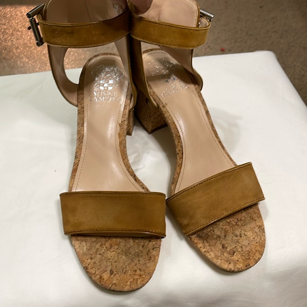 Vince Camuto  ankle strap sandals.